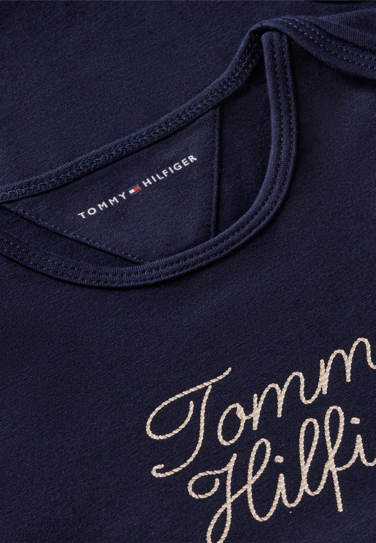 tommy hilfiger - body per neonato in cotone