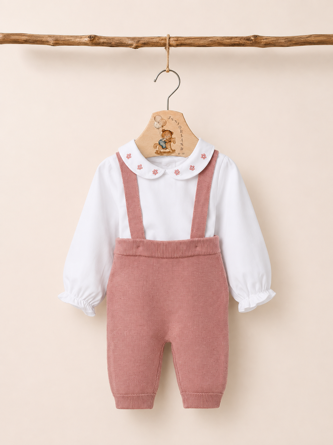 zippy - set body e salopette nascita / neonato lei