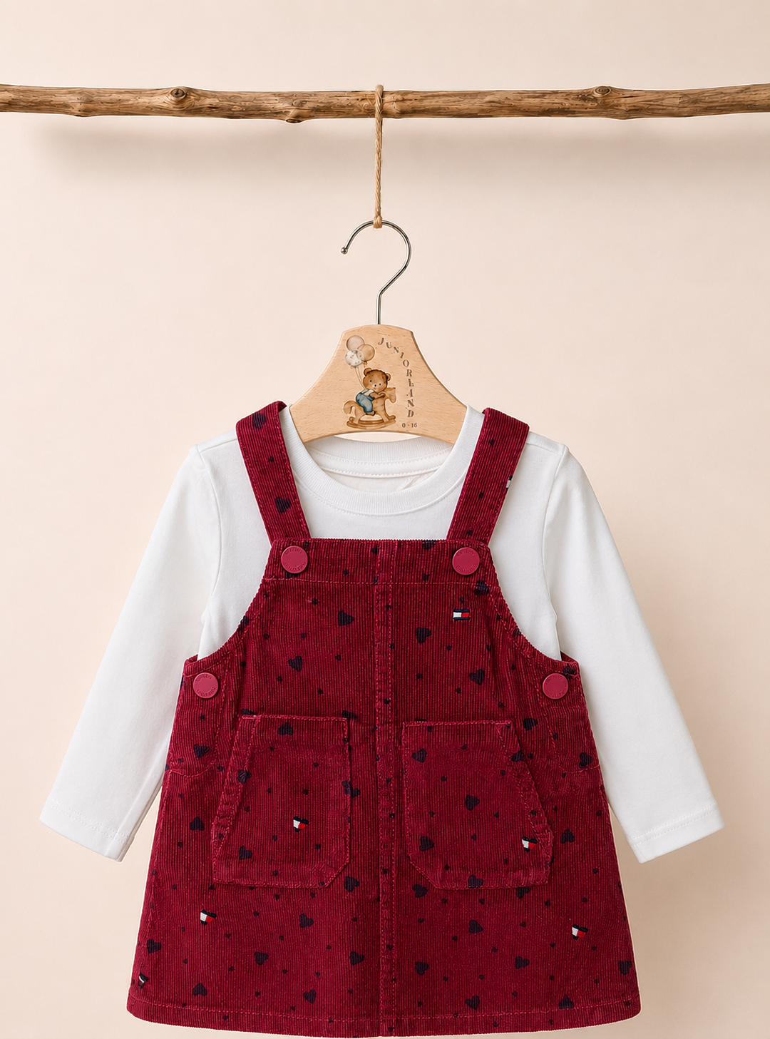 tommy hilfiger - completo neonato lei