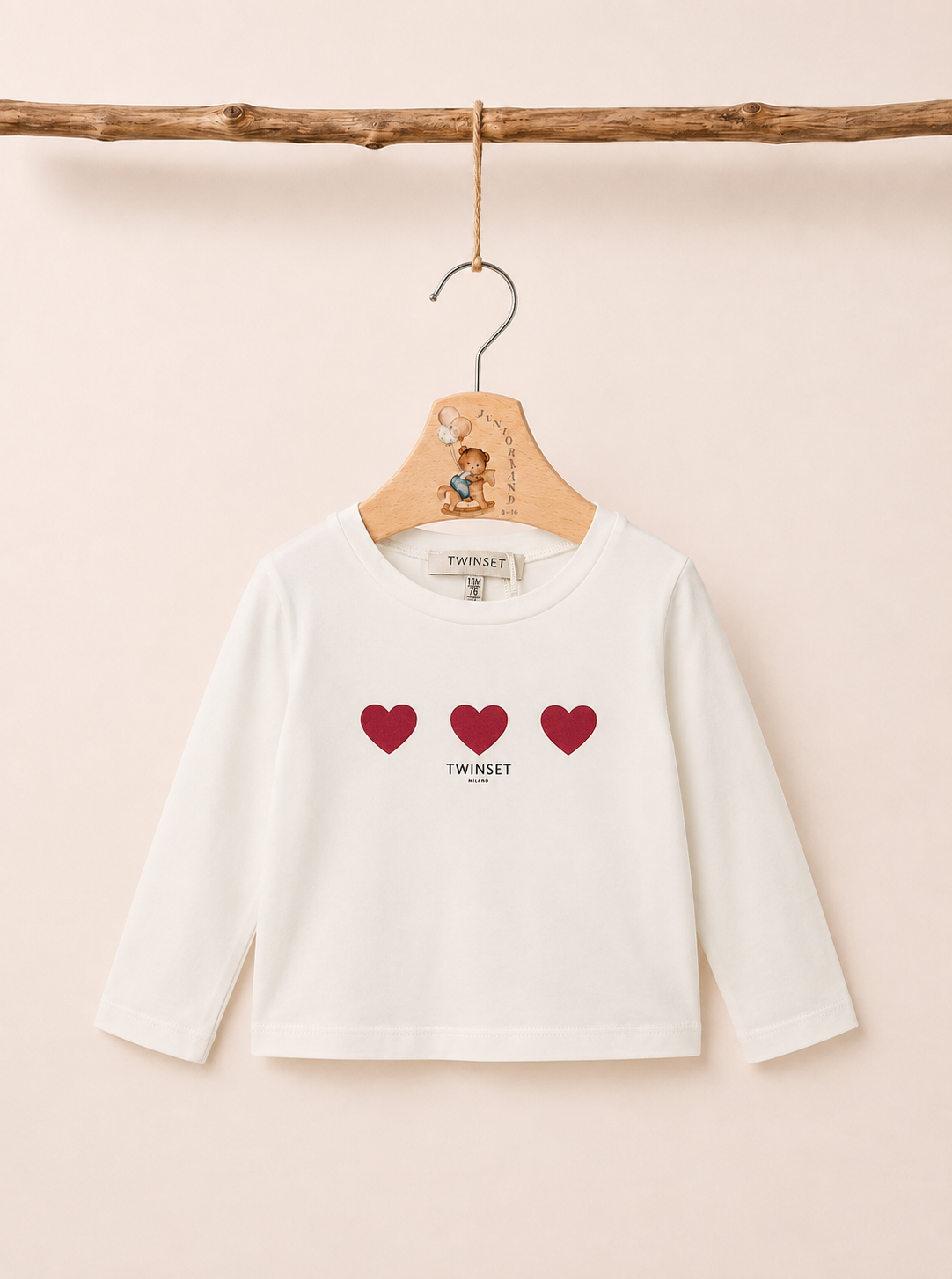 twinset - t-shirt neonato lei / bimba