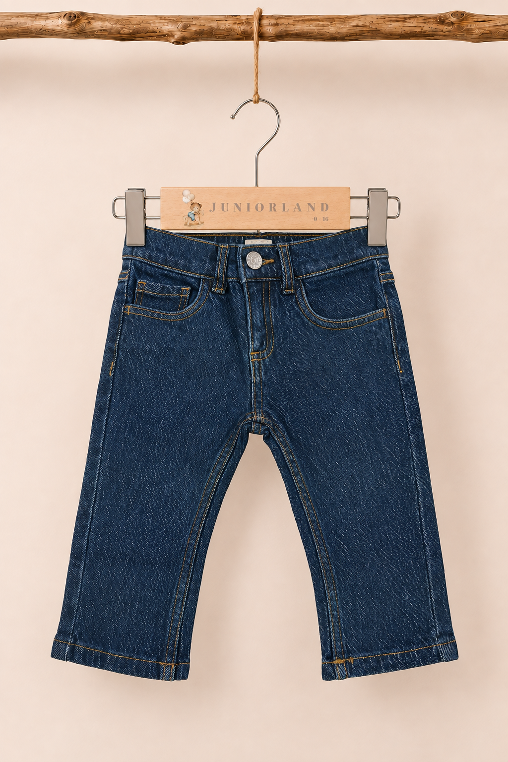 trussardi - jeans neonato lui/bimbo