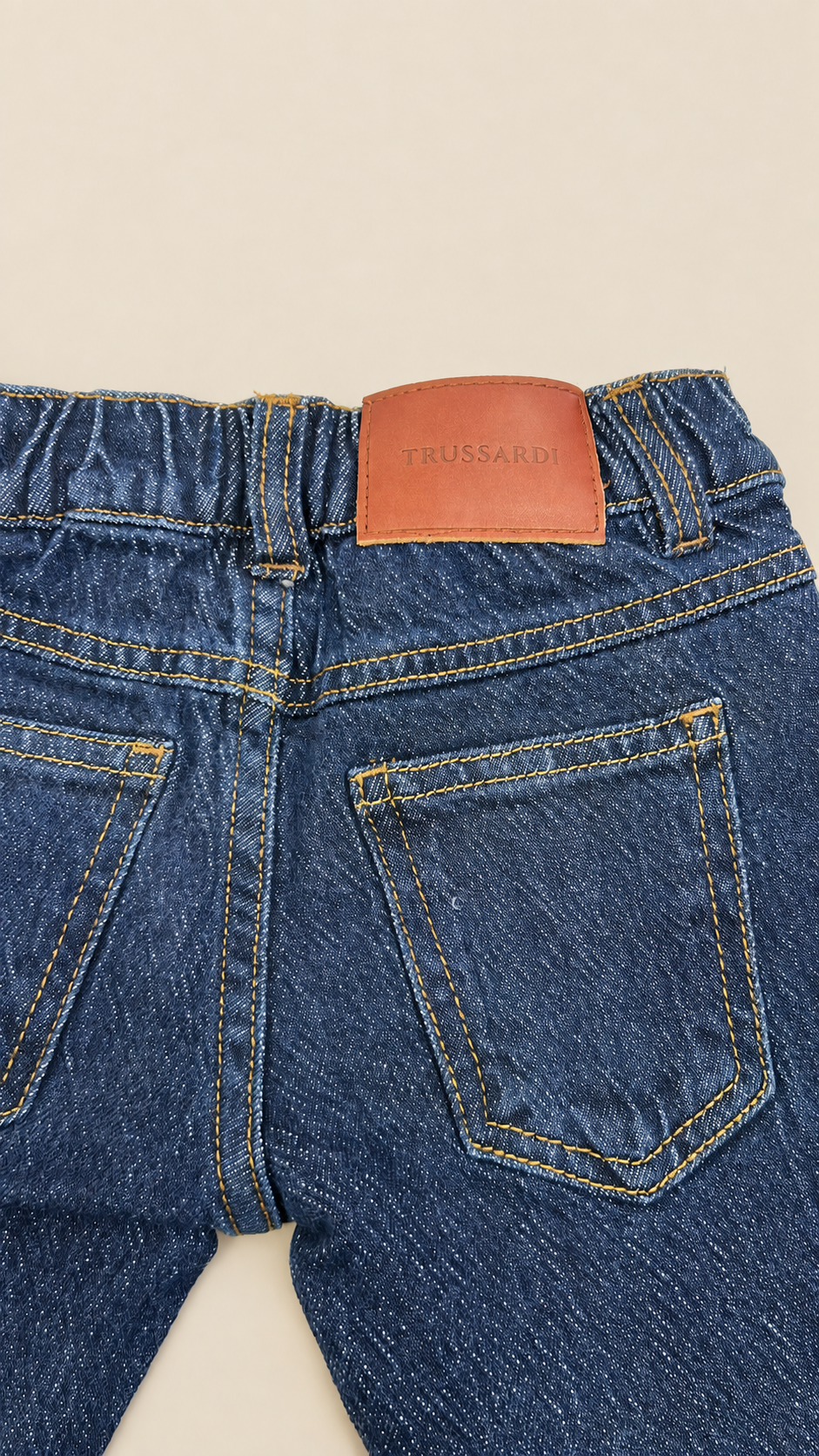 trussardi - jeans neonato lui/bimbo