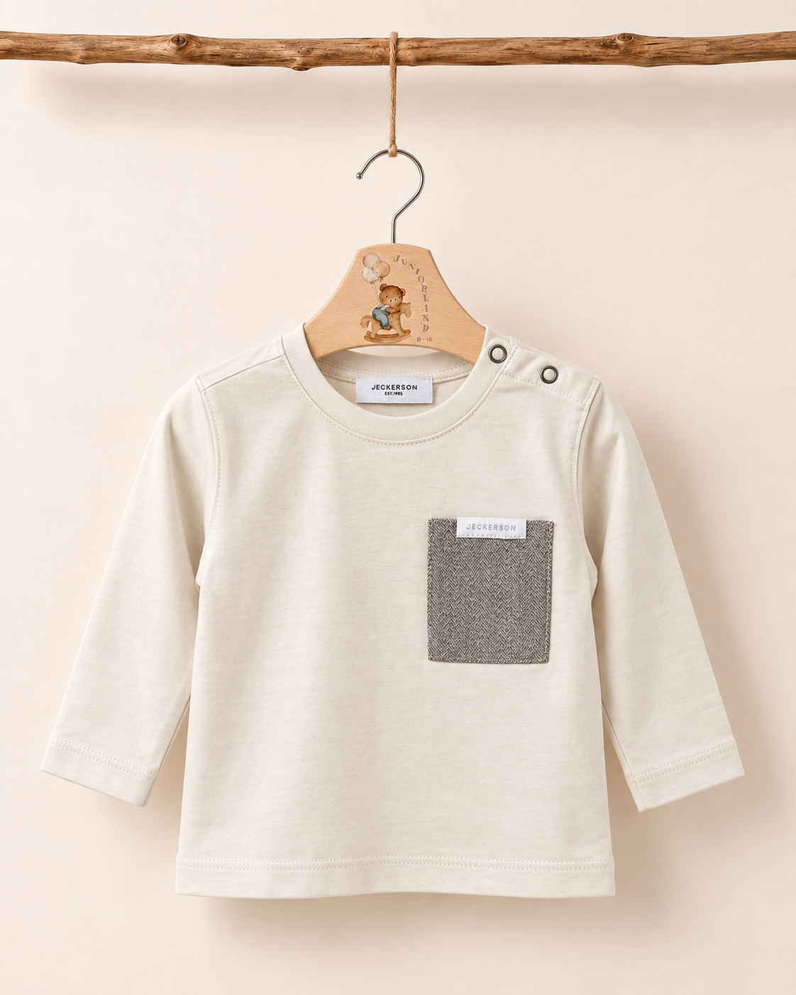 jeckerson - t-shirt neonato lui/bimbo