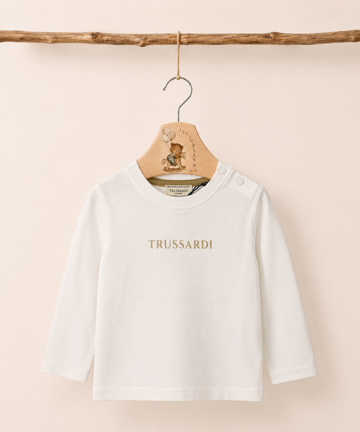 trussardi - t-shirt neonato lui / bimbo