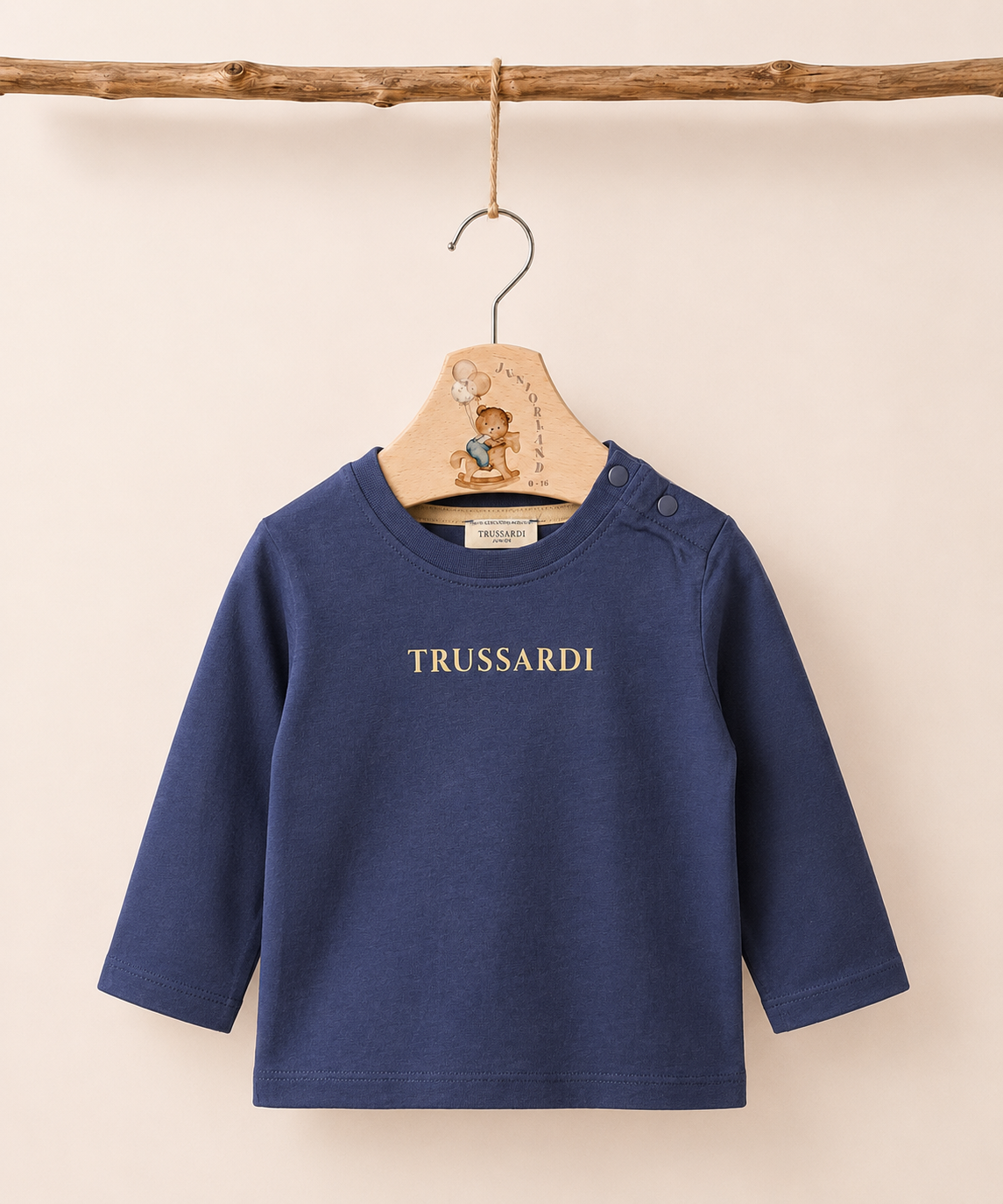 trussardi - t-shirt neonato lui / bimbo
