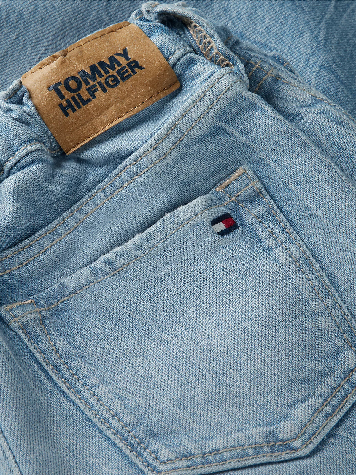 tommy hilfiger - jeans wide neonato / bimbo