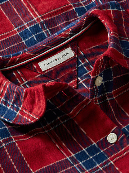 TOMMY HILFIGER - Abito check bimba
