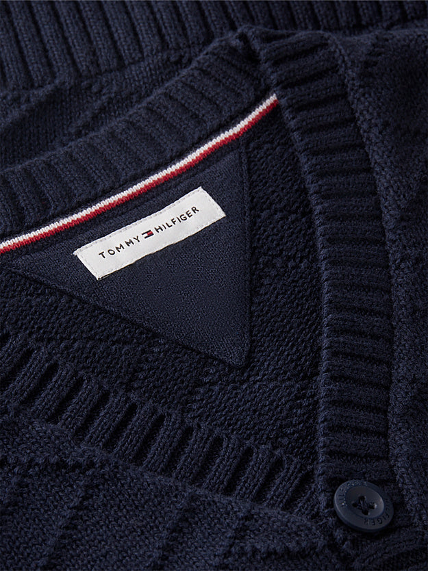 tommy hilfiger - cardigan neonato lui
