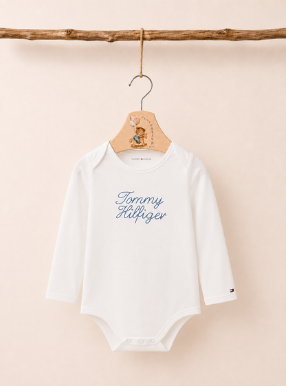 TOMMY HILFIGER - Body per neonato in cotone