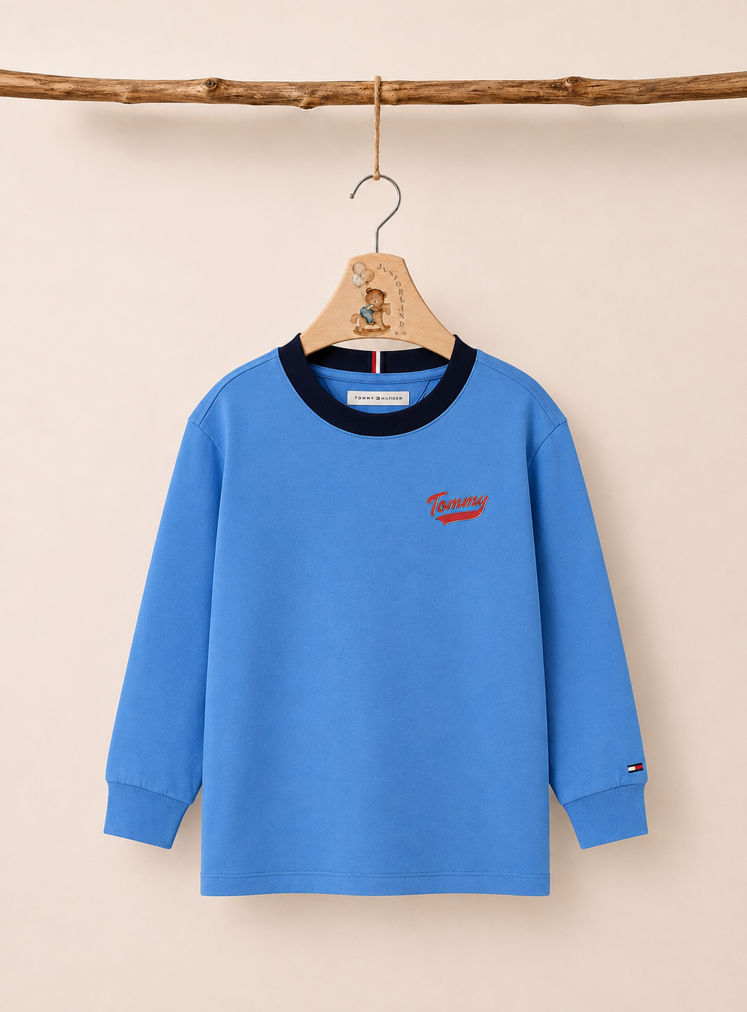 tommy hilfiger - t-shirt cotone neonato/bimbo