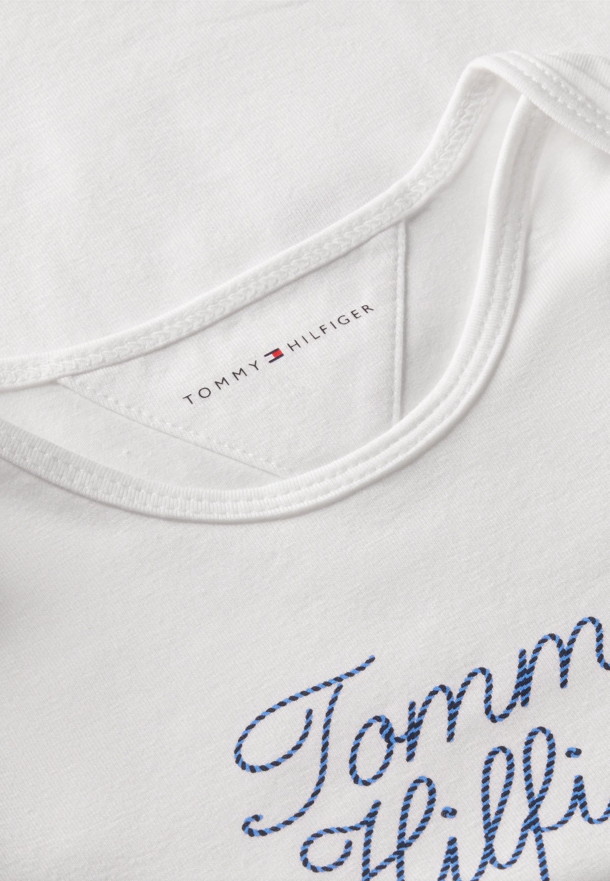 tommy hilfiger - body per neonato in cotone