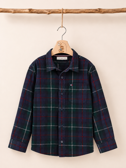 TOMMY HILFIGER - Camicia check ragazzo