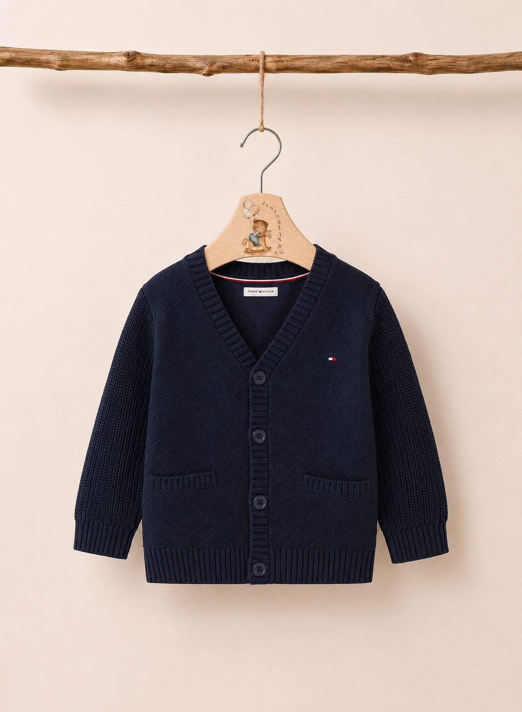 tommy hilfiger - cardigan neonato lui